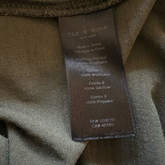 rag & bone Sleeveless Mock Neck Ribbed Top Size Small - Picture 10 of 13